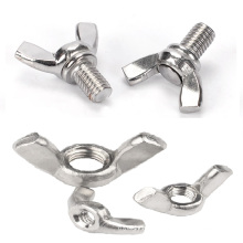 High quality stainless steel 304 / 316SS butterfly/wing bolts and nuts